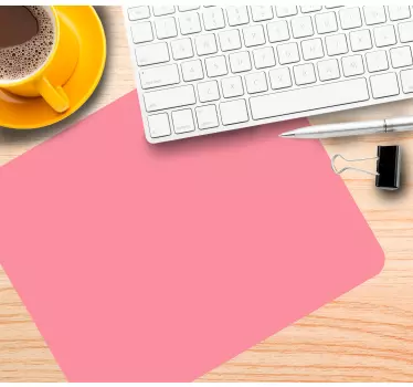 Mouse pad textura superficie rosa simple - TenVinilo