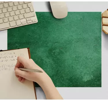 Mouse pad textura superficie verde simple - TenVinilo