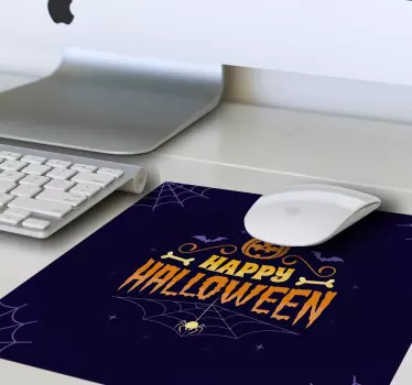 Mouse pad textura temática de halloween espeluznante - TenVinilo