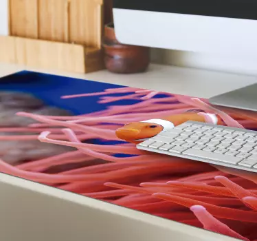Mouse pad xxl pez payaso entre anémonas - TenVinilo