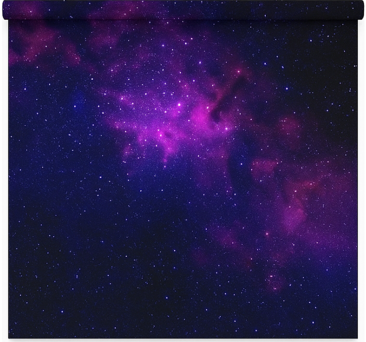 Cortina roller juvenil estrella de galaxia púrpura - TenVinilo