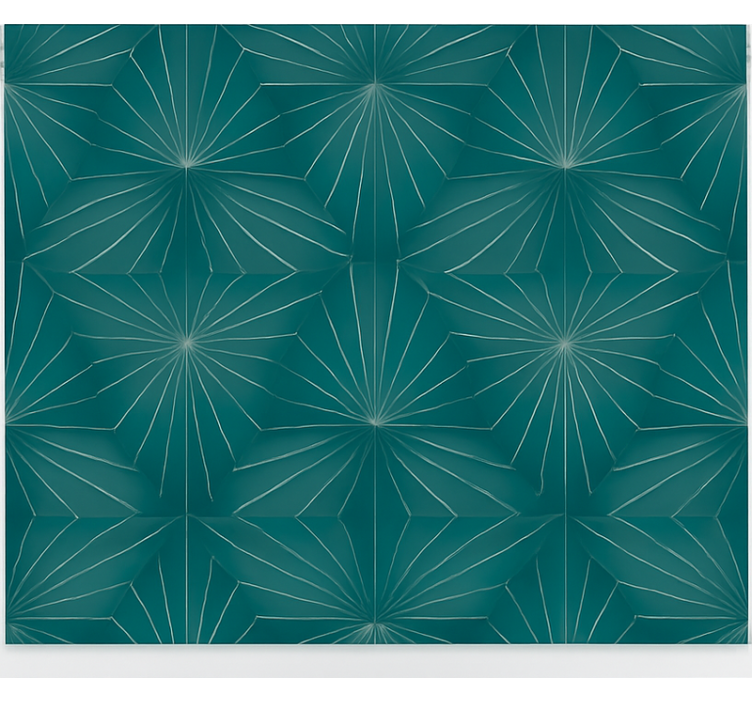 Cortina roller juvenil explosión de estrellas geométrica - TenVinilo