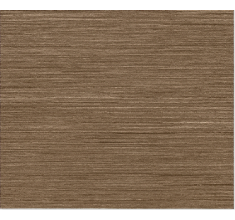 Cortina roller comedor efecto tejido marrón - TenVinilo