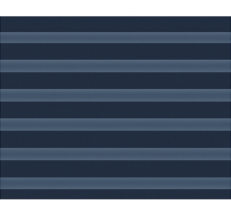 Cortina roller comedor rayas azul marino medianoche - TenVinilo