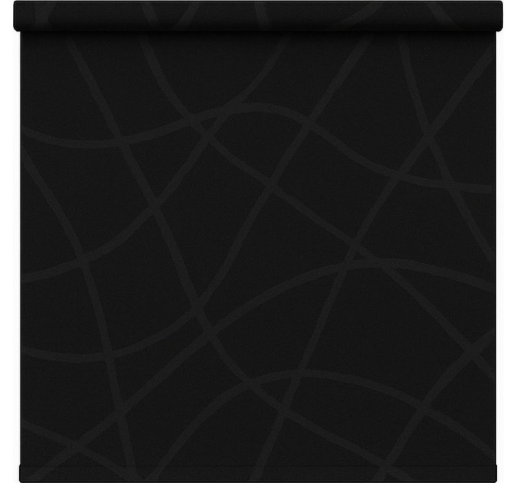 Cortina roller oficina negro suave - TenVinilo