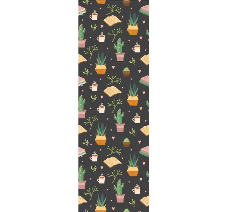 Cortina roller cocina café y libros - TenVinilo