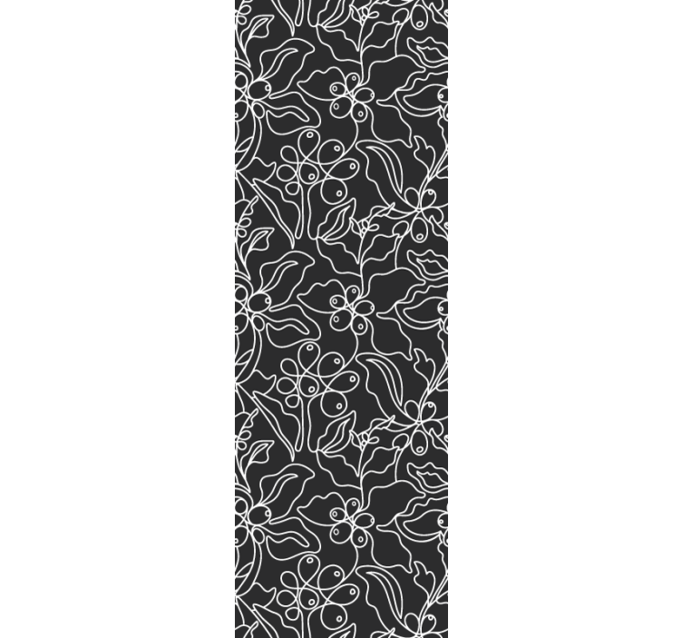 Cortina roller cocina diseño elegante de café - TenVinilo