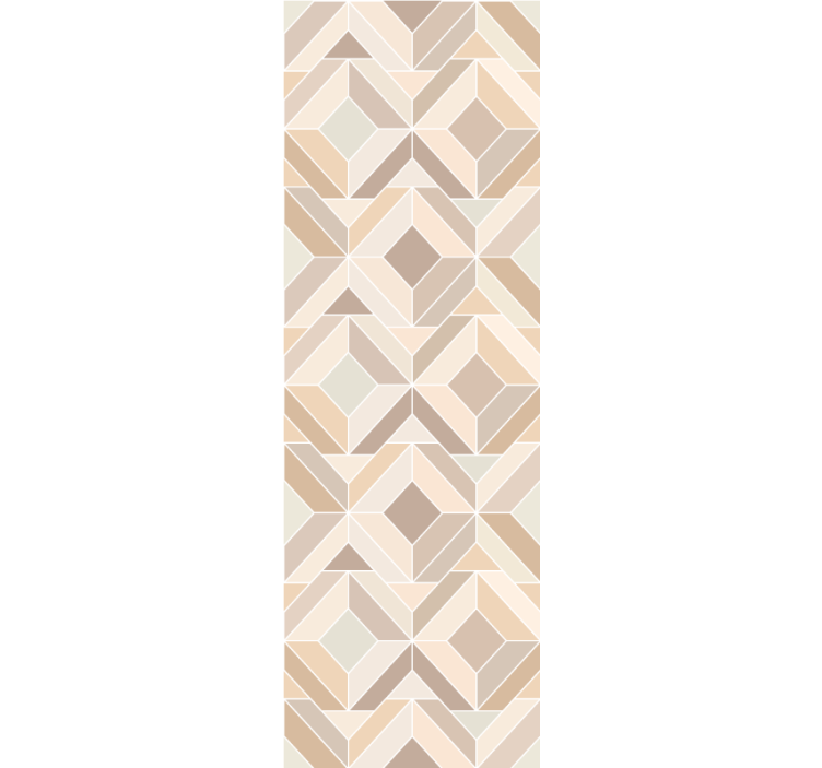 Cortina roller moderno patrón beige a rayas - TenVinilo
