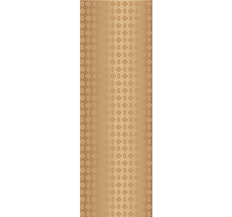 Cortina roller moderno estilo ecléctico columnas doradas - TenVinilo