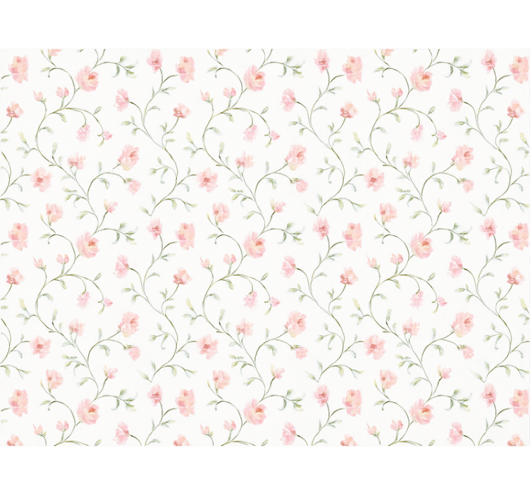Cortina roller rosa flor botánica rosa - TenVinilo