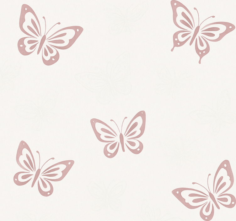Cortina roller rosa mariposa de vuelo caprichoso - TenVinilo