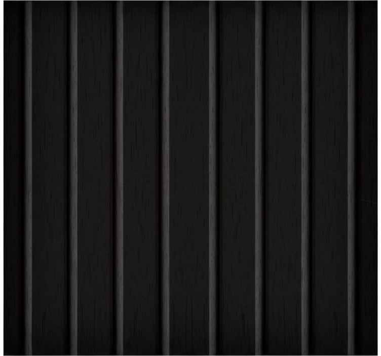 Cortina roller elegante panel negro rústico - TenVinilo