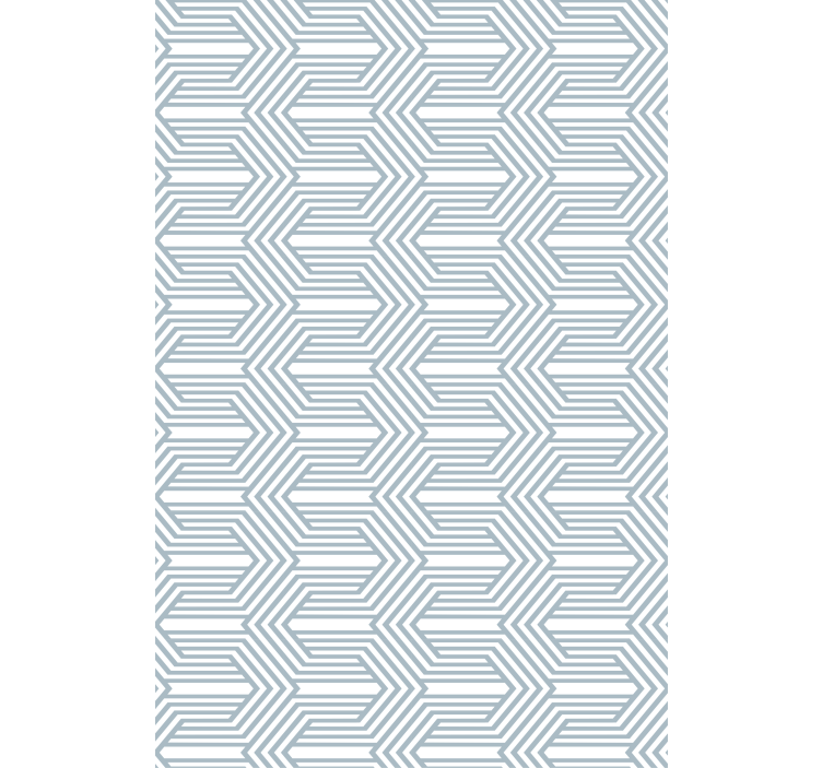 Cortina roller azul fondo azul con líneas blancas - TenVinilo