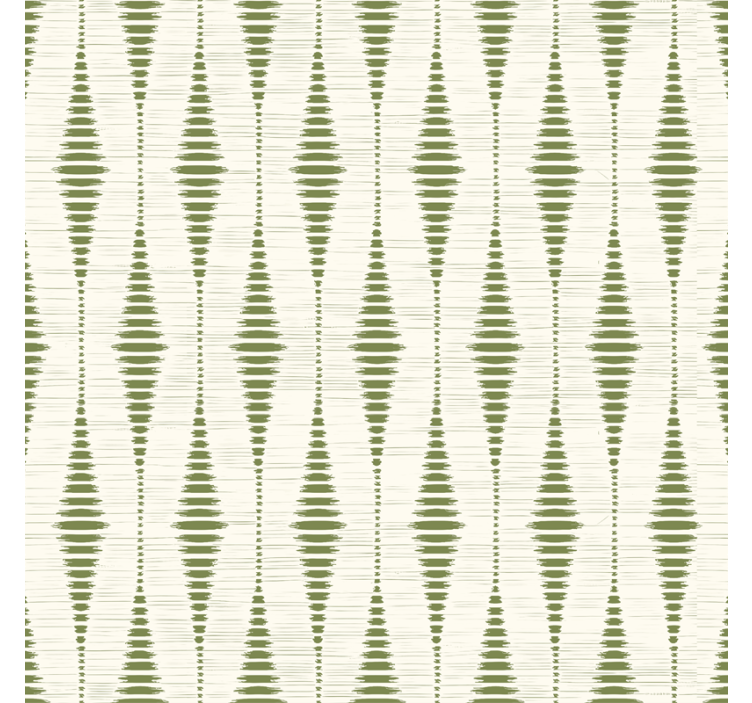 Cortina roller moderno ikat verde musgo - TenVinilo