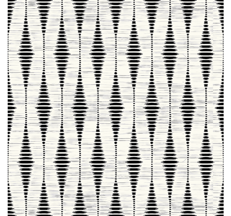 Cortina roller moderno ikat rabaul negro - TenVinilo