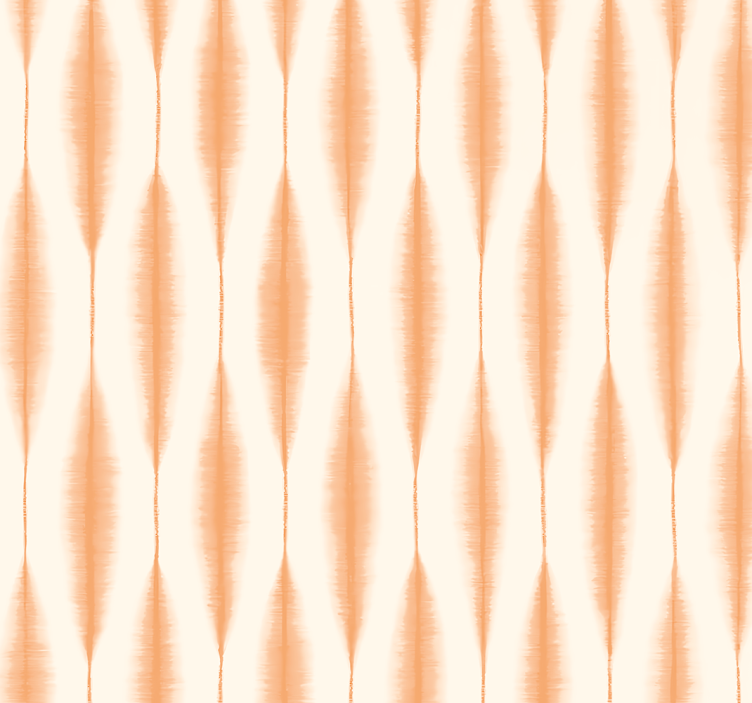 Cortina roller moderno ikat kasuri naranja - TenVinilo