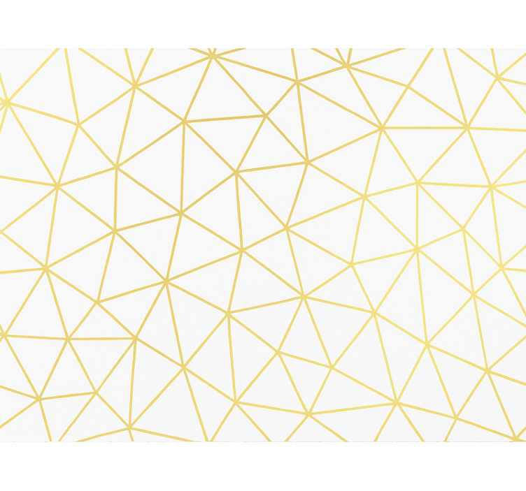 Cortina roller moderno mosaico prismático dorado - TenVinilo