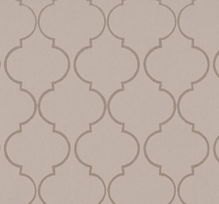 Cortina roller moderno efecto lino taupe - TenVinilo