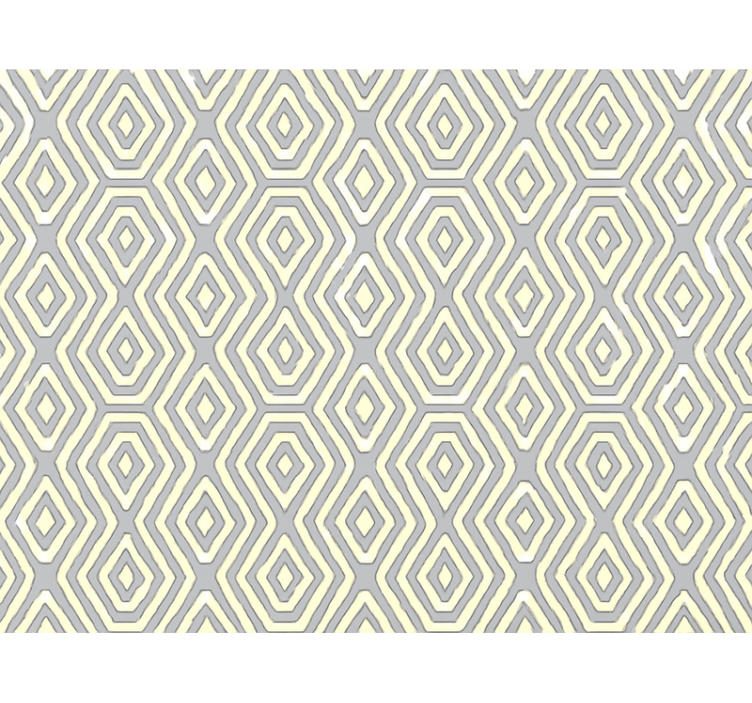 Cortina roller moderno geométrico azul oro - TenVinilo