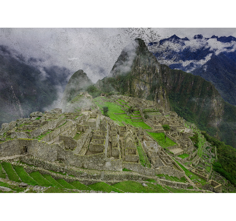 Cortina roller living comedor machu picchu - TenVinilo