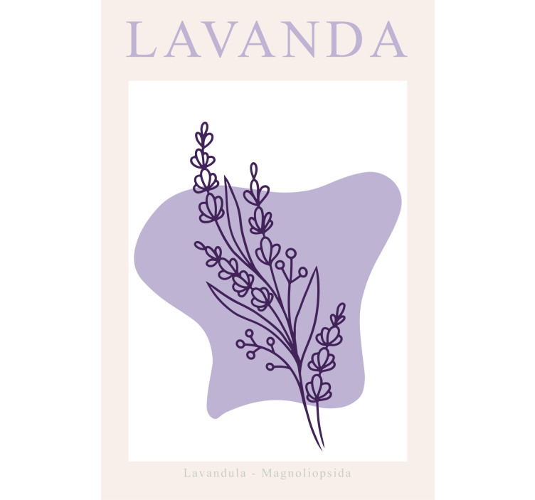 Cortina roller living comedor lavanda minimalista - TenVinilo