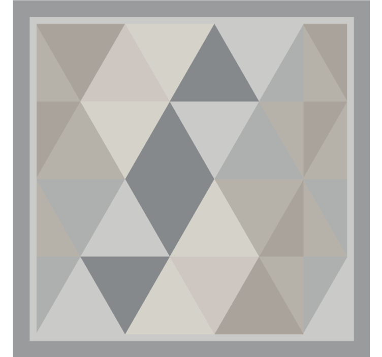 Cortina roller gris triángulos gris pantone - TenVinilo
