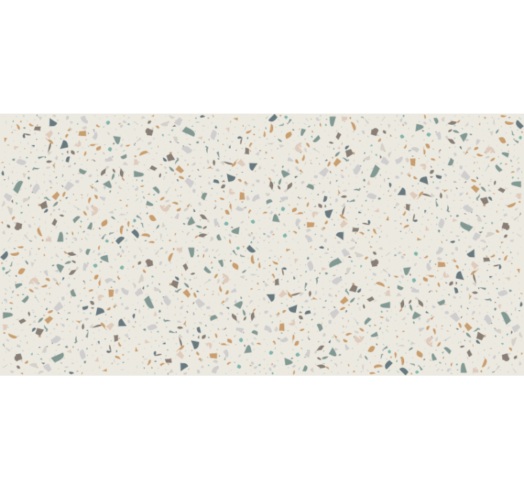 Cortina roller beige motivo terrazzo beige - TenVinilo