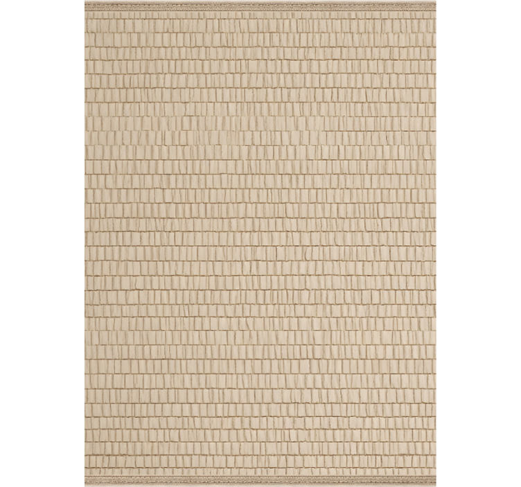 Cortina roller beige textura de ratán tejido - TenVinilo