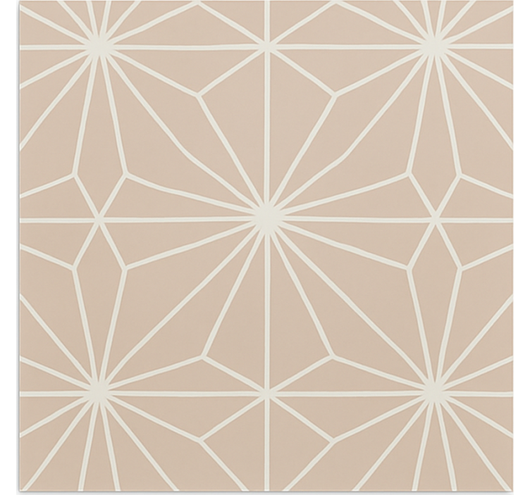 Cortina roller beige con estampado de estrellas beige - TenVinilo