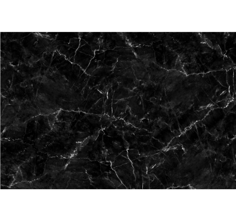 Cortina roller habitación mármol negro de cocina - TenVinilo