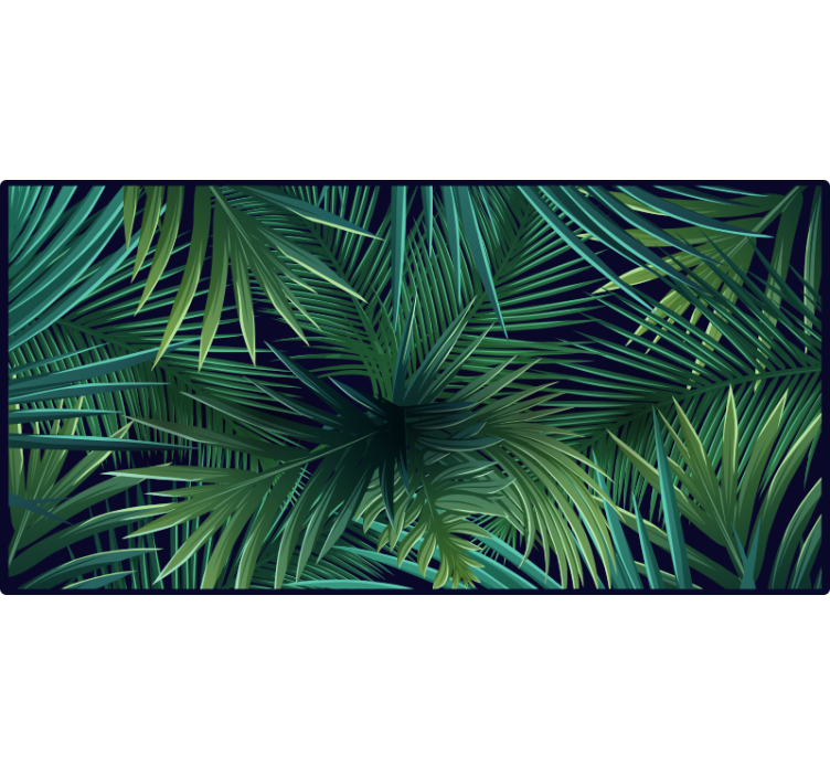 Cortina roller habitación hojas monstera intensas - TenVinilo