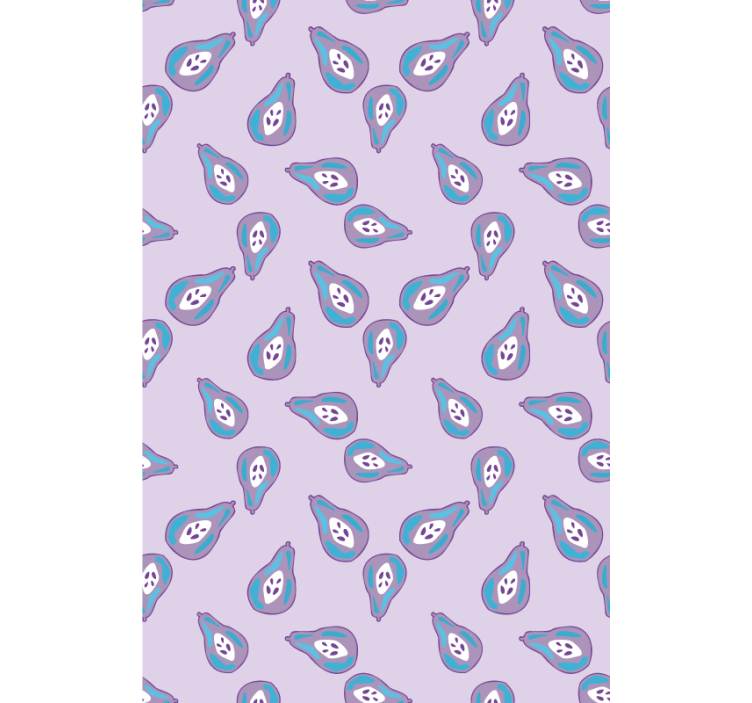 Cortina roller frutas patrón de pera juguetón - TenVinilo