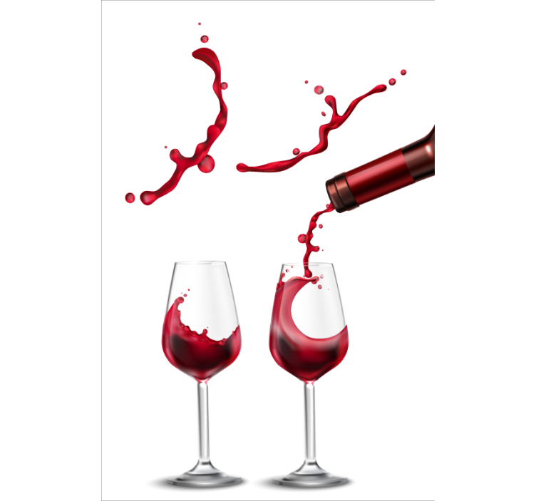 Estor originale cocina copas de vino - TenVinilo