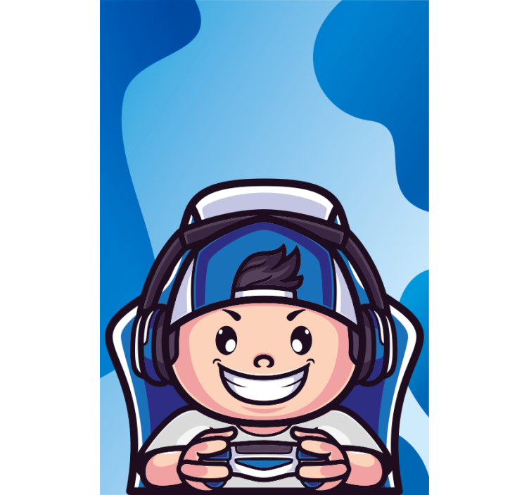 Cortina roller geek personaje alegre - TenVinilo