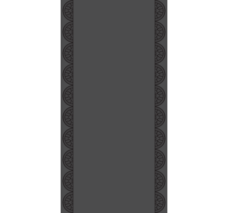 Cortina roller textura patrón geométrico circular - TenVinilo