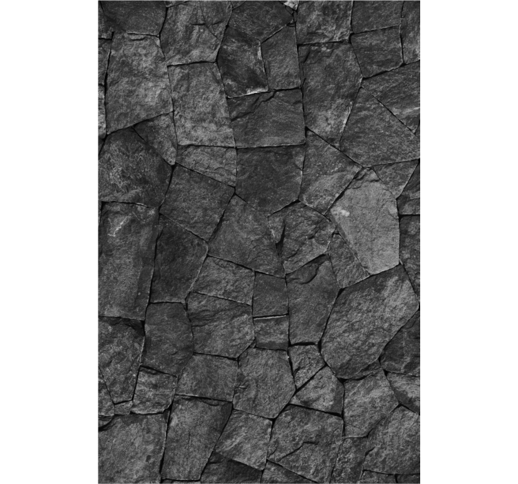 Estor habitación matrimonio Roca cruda gris - TenVinilo