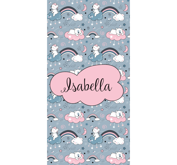 Estor personalizable Osos de peluche nórdicos - TenVinilo