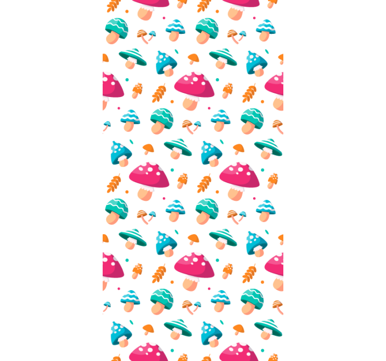 Estor flores Setas clásicas multicolores - TenVinilo