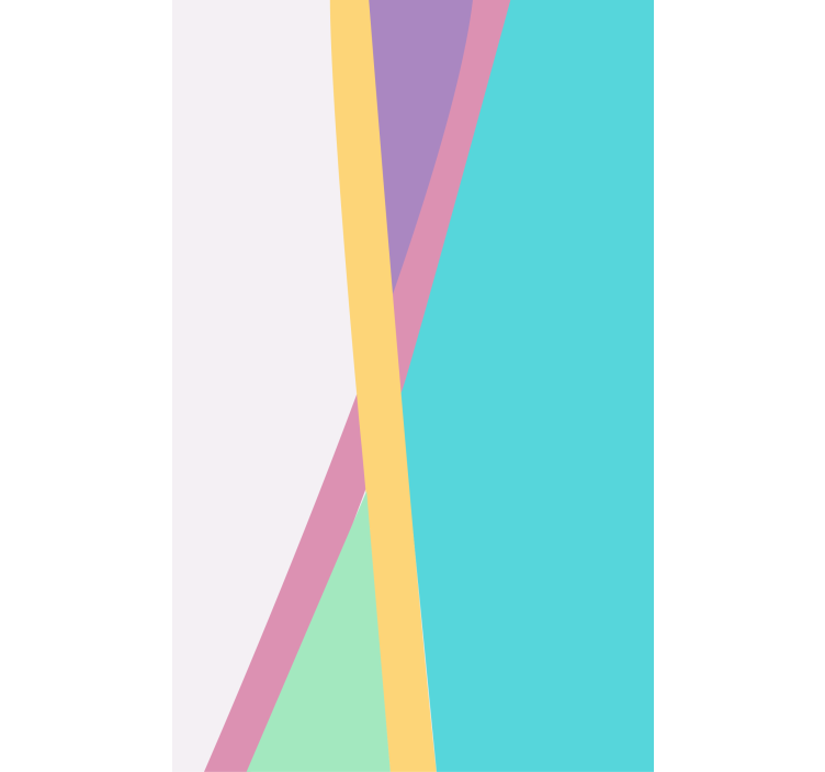 Cortina roller moderno patrones geométricos coloridos - TenVinilo