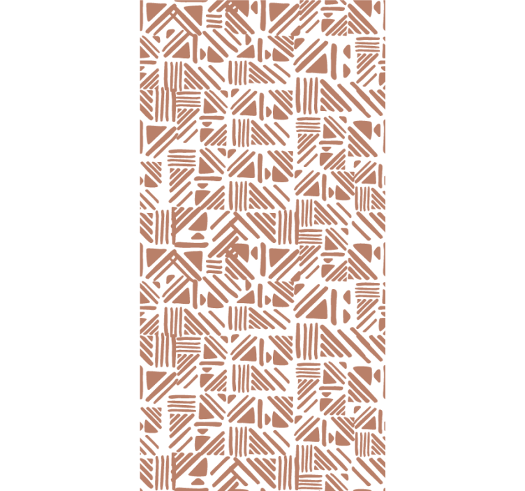 Estor moderno Rayas irregulares en color café - TenVinilo