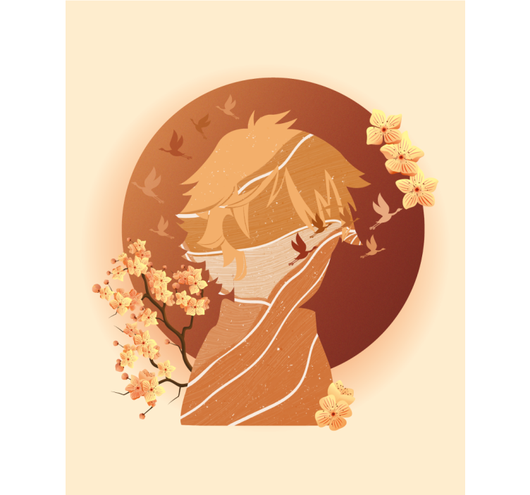 Estor original Personaje de anime naranja - TenVinilo