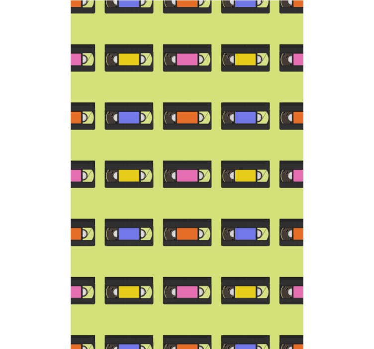 Cortina roller geek cintas de vídeo retro - TenVinilo