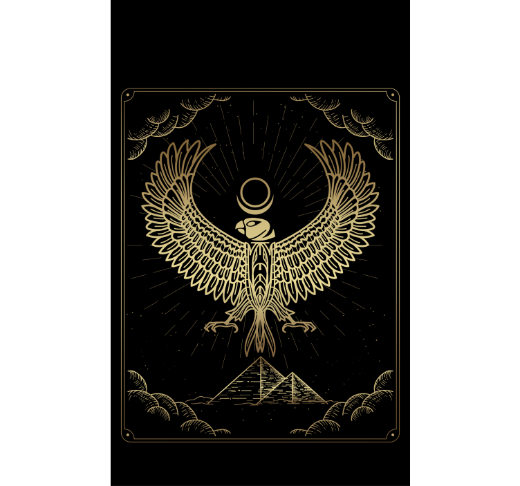 Estor elegante Dios egipcio del sol 'horus' - TenVinilo