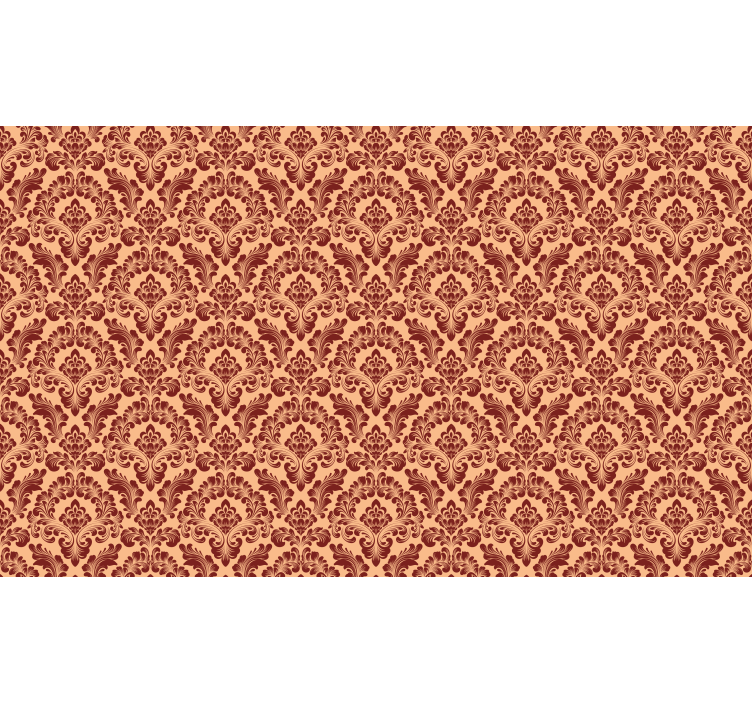 Cortina roller elegante tema floral intrincado - TenVinilo