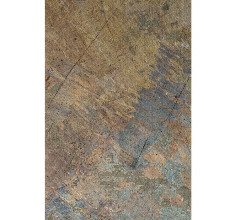 Estor enrollable salón cemento estilo industrial - TenVinilo