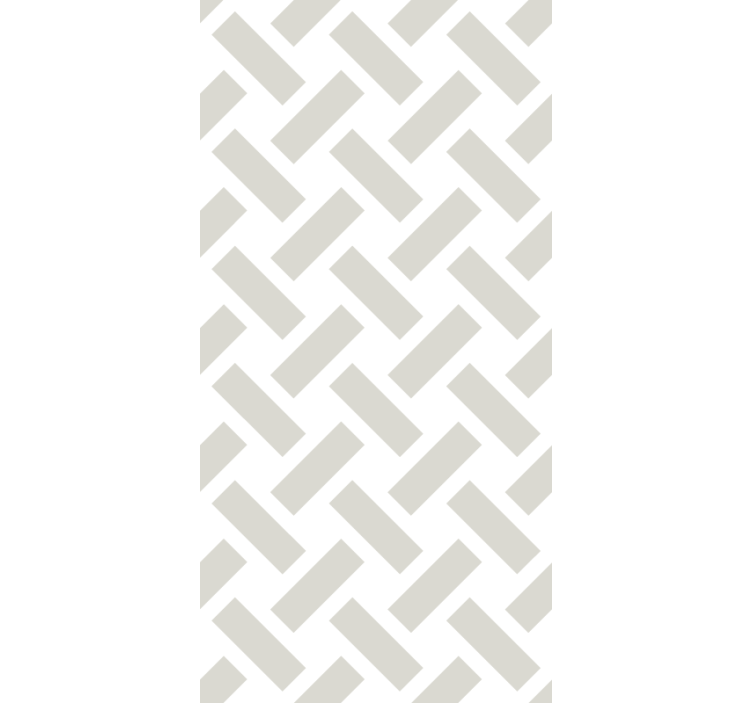 Estor textura Patrón geométrico cuadrado blanco - TenVinilo