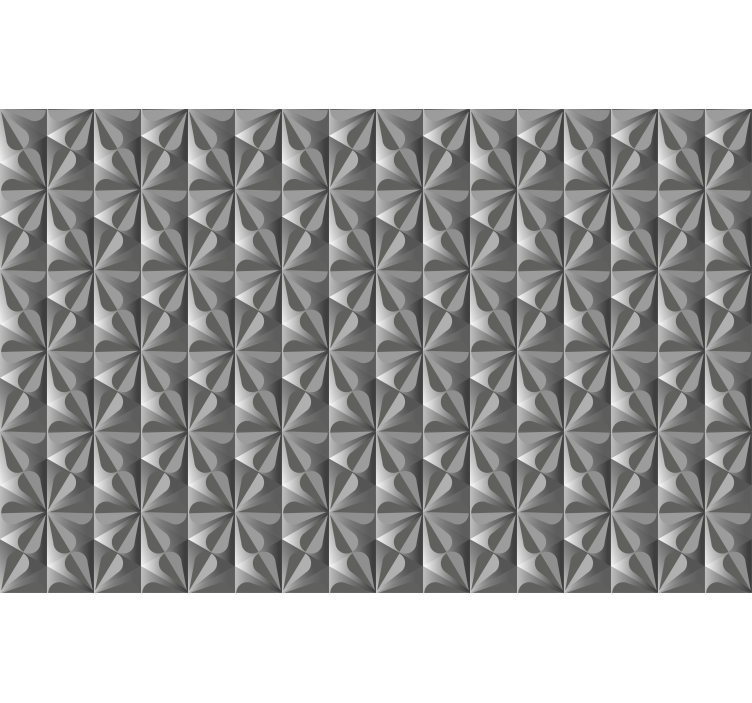 Cortina roller textura diseño de patrón geométrico - TenVinilo