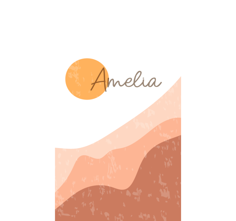 Cortina roller moderno diseño abstracto de amanecer - TenVinilo