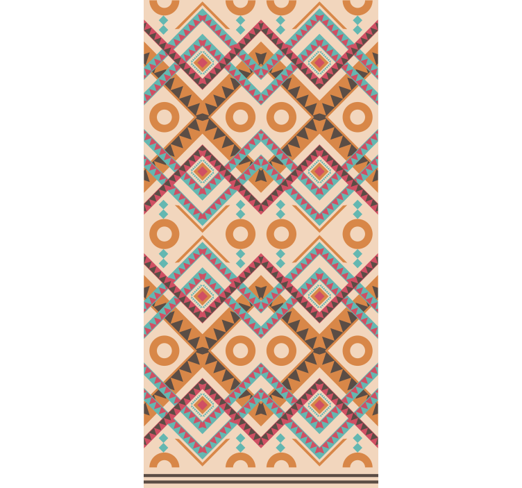 Estor textura Patrón de diamantes multicolores - TenVinilo