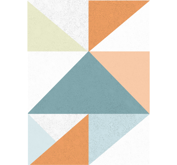 Cortina roller moderno patrón de triángulo geométrico - TenVinilo